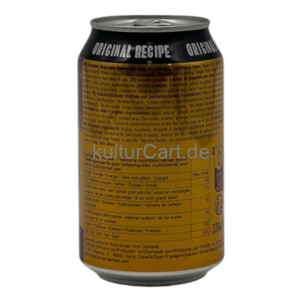 Old Jamaica Ginger Beer (original), 330ml - image 3 | Afro Center & Afro Cut Krefeld | KulturCart