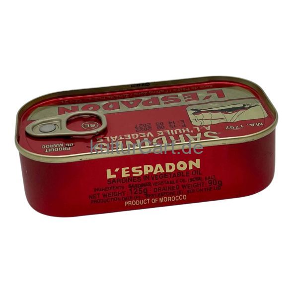 Bigi-mama sardines in vegetable oil (125g) - image 6 | Afro Center & Afro Cut Krefeld | KulturCart