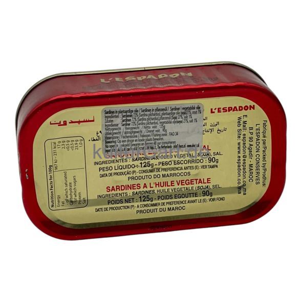 Bigi-mama sardines in vegetable oil (125g) - image 7 | Afro Center & Afro Cut Krefeld | KulturCart