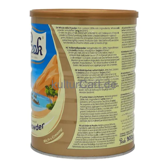 Peak instant whole milk powder (900g) - image 3 | OMOWEST AFRO INTERCONTINENTAL SHOP | KulturCart