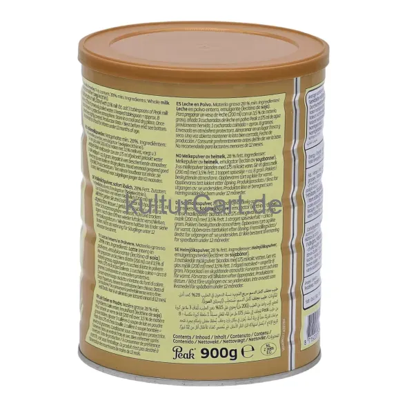 Peak instant whole milk powder (900g) - image 5 | OMOWEST AFRO INTERCONTINENTAL SHOP | KulturCart