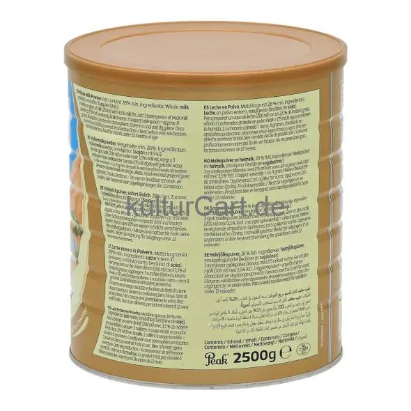 Peak instant whole milk powder (2500g) - image 7 | OMOWEST AFRO INTERCONTINENTAL SHOP | KulturCart