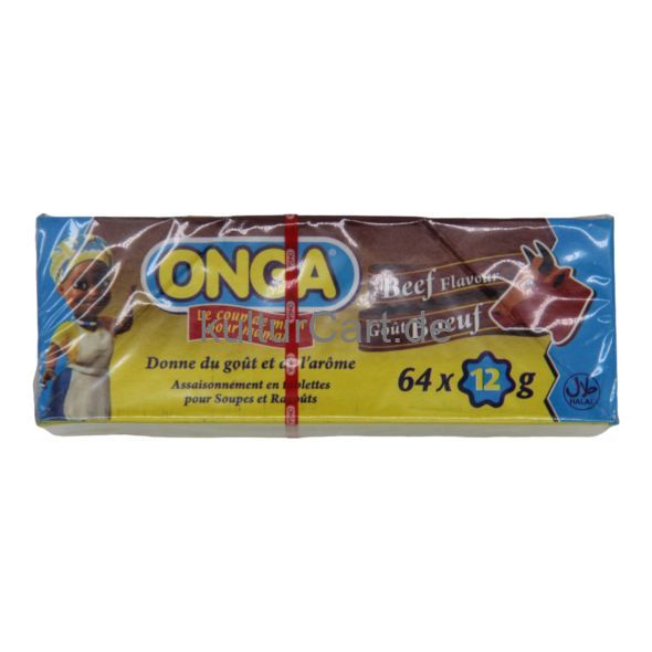 Onga Seasoning Beef Flavour (64 x 12g) - image 2 | Afro Family Shop | KulturCart