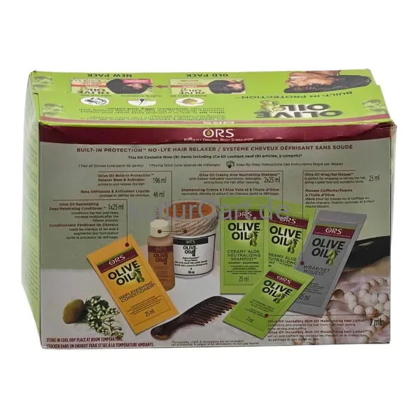 ORS OLIVE OIL No lye hair relaxer, Normal - image 4 | Momjays Afro Markt