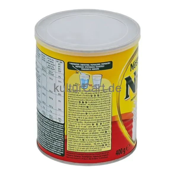 Nestle nido instant full cream milk powder (400g) - image 6 | OMOWEST AFRO INTERCONTINENTAL SHOP | KulturCart