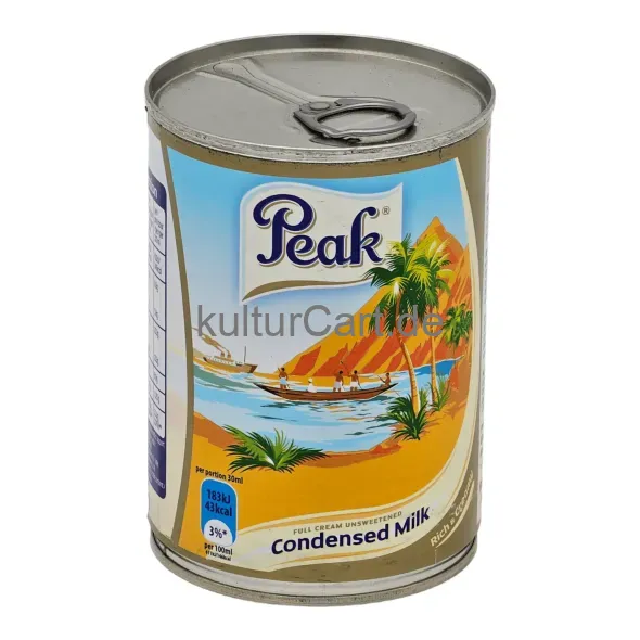 Peak full cream unsweetened condensed milk (410g) - image 1 | OMOWEST AFRO INTERCONTINENTAL SHOP | KulturCart