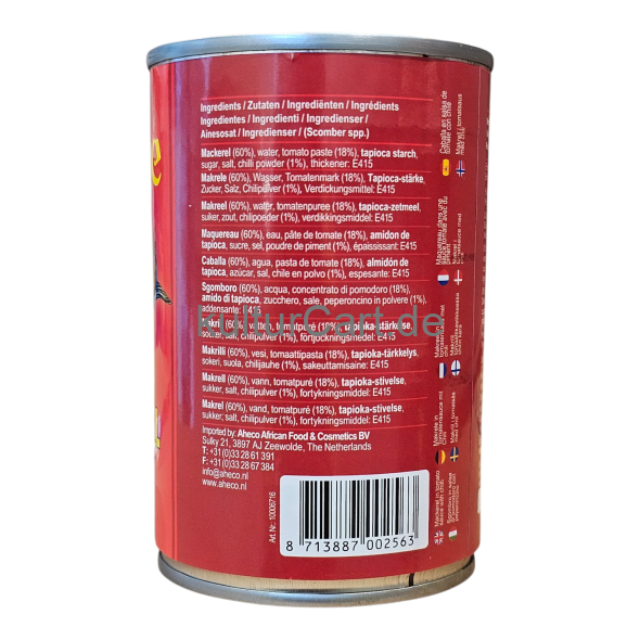 Endlesslove Mackerel in Tomato Sauce with Chilli (425g) - image 2 | Malaika afro international Markt | KulturCart