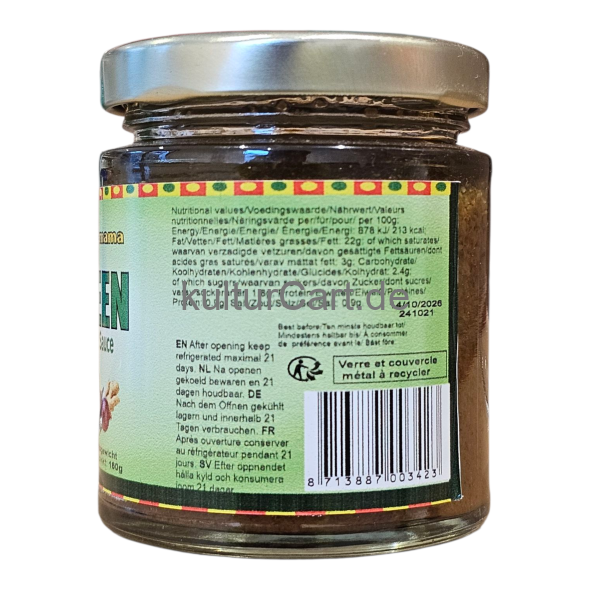 Bigi-mama Green Pepper Sauce (160g) - image 2 | Malaika afro international Markt | KulturCart