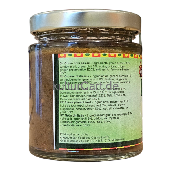 Bigi-mama Green Pepper Sauce (160g) - image 4 | Malaika afro international Markt | KulturCart