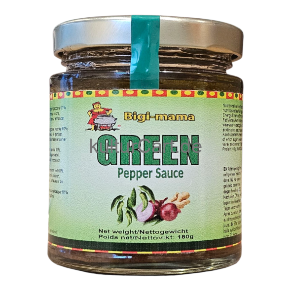 Bigi-mama Green Pepper Sauce (160g) - image 5 | Malaika afro international Markt | KulturCart