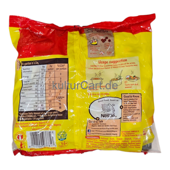 Maggi Star Seasoning, 100 cubes (400g) - image 3 | Malaika afro international Markt | KulturCart