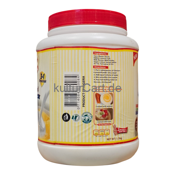 Checkers Instant Custard - Milk Custard (3 in 1 Breakfast), 1.5Kg - image 2 | Malaika afro international Markt | KulturCart