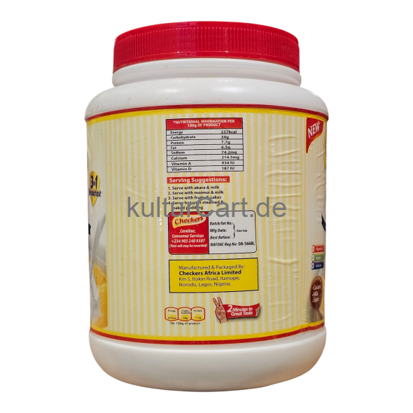 Checkers Instant Custard - Milk Custard (3 in 1 Breakfast), 1.5Kg - image 5 | Malaika afro international Markt | KulturCart