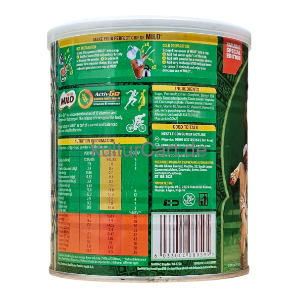 Nestle Milo Energy Food Drink(400g) - image 6 | Malaika afro international Markt