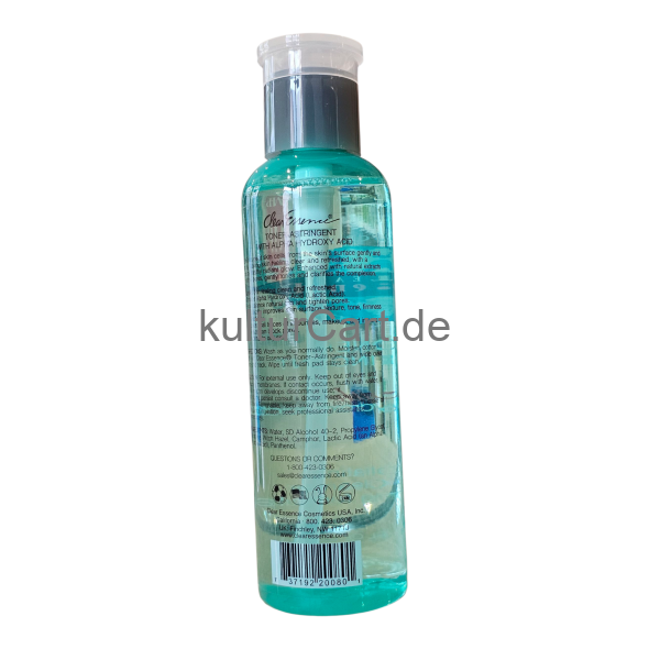 CLEAR ESSENCE TONER ASTRINGENT WITH ALPHA HYDROXY ACID (FACIAL CLEANSER, ANTI-AGING FORMULA) 236ml 8OZ - image 8 | Malaika afro international Markt | KulturCart