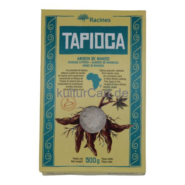 Racines Tapioca Amidon de Mainoc Cassava Starch (500g) - image 1 | Afro Family Shop | KulturCart