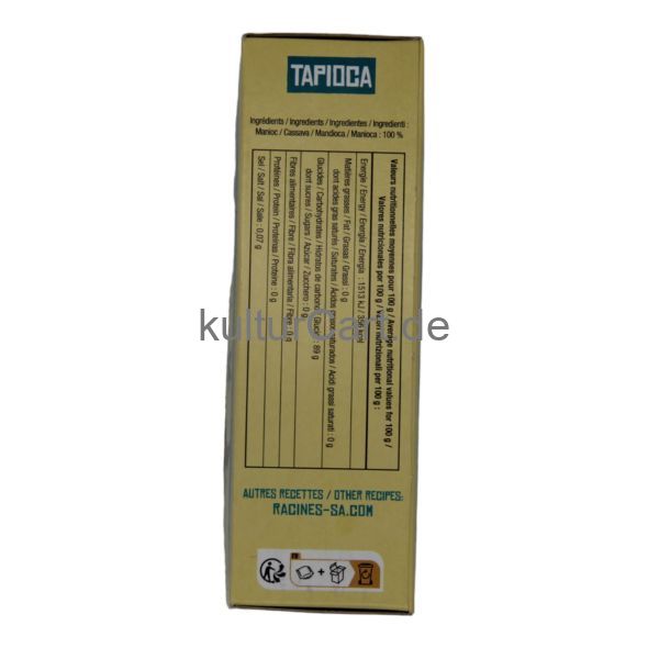 Racines Tapioca Amidon de Mainoc Cassava Starch (500g) - image 2 | Afro Family Shop | KulturCart