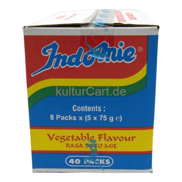 Indomie Noodles | Vegetable Flavour 3000g &lt;40 pcs&gt; (8 Packs x (75g x 5)) - image 3 | Damas Markt | KulturCart