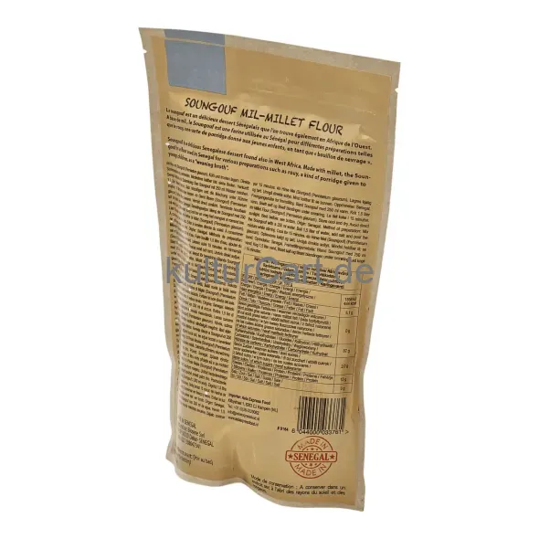 Label afrik 100% nature soungouf milet powder (500g) - image 6 | OMOWEST AFRO INTERCONTINENTAL SHOP | KulturCart