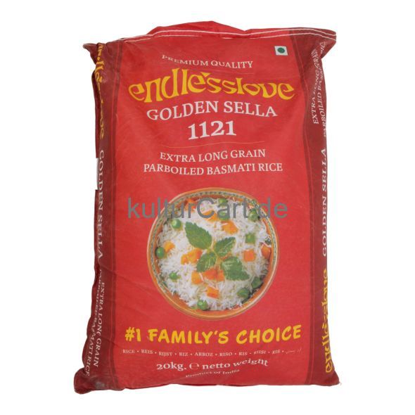 Endlesslove Golden Sella 1121 Extra Long Grain (20kg) - image 1 | Afro Family Shop | KulturCart