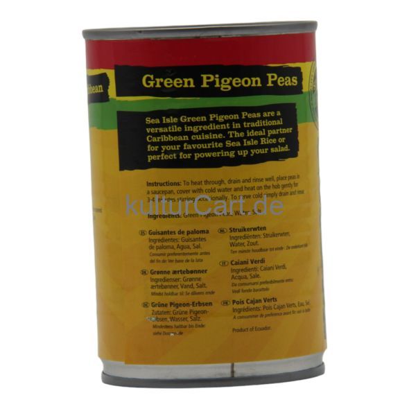 Sea Isle Green Pigeon Peas in Salted Water (425g) - image 6 | Afro Family Shop | KulturCart