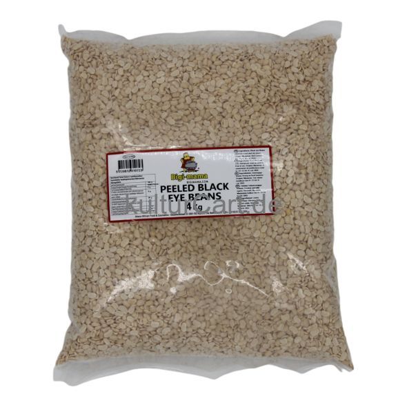 Bigi-mama Peeled Black Eye Beans (4kg) - image 1 | Afro Family Shop | KulturCart