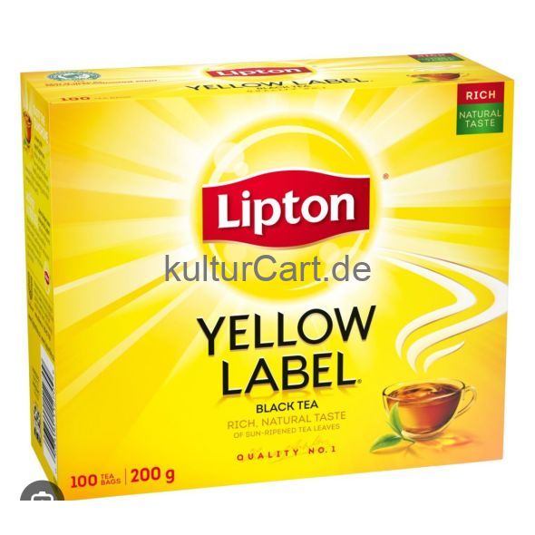 Lipton Yellow Label Tea (100 Tea Bags) (200g) - image 12 | Omowest Afro Intercontinental Shop | KulturCart
