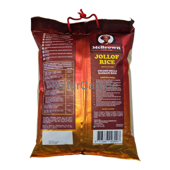 McBrown Jollof Rice Golden Sella Basmati Rice (5kg) - image 3 | Malaika afro international Markt | KulturCart
