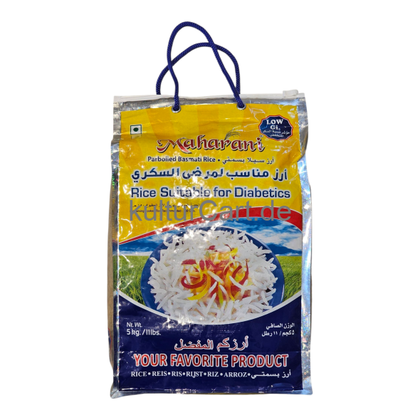 Maharani Parboiled Basmati Rice Suitable for Diabetics (5kg) - image 5 | Malaika afro international Markt | KulturCart