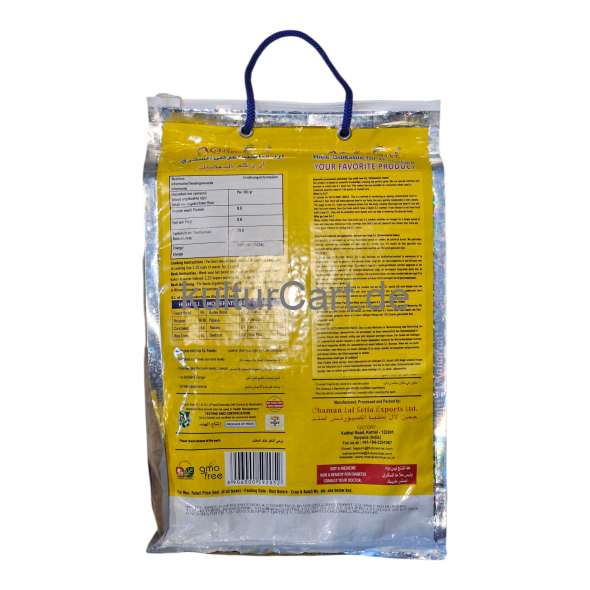 Maharani Parboiled Basmati Rice Suitable for Diabetics (5kg) - image 6 | Malaika afro international Markt | KulturCart