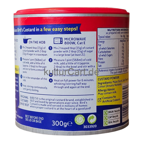 Bird‘s Original Custard Powder(300g) - image 4 | Malaika afro international Markt | KulturCart