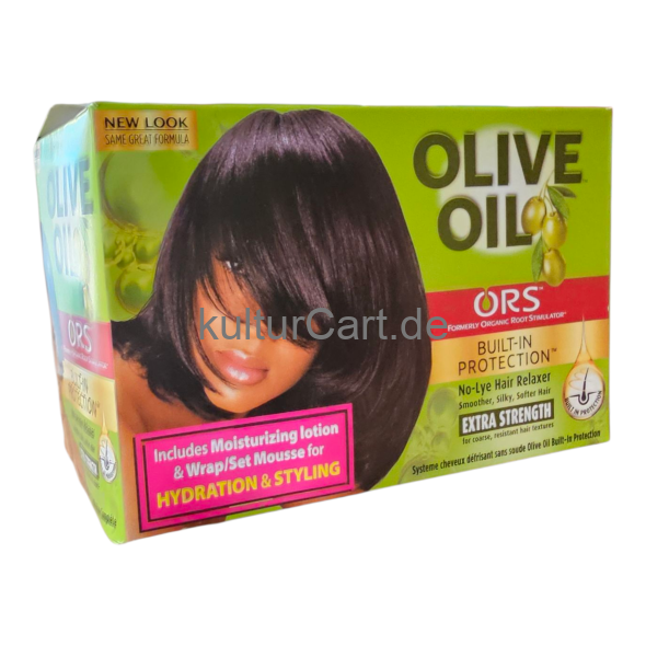 ORS OLIVE OIL No lye hair relaxer, smoother, silky, softer hair, extra strength for coarse, resistant hair textures - image 8 | Malaika afro international Markt | KulturCart
