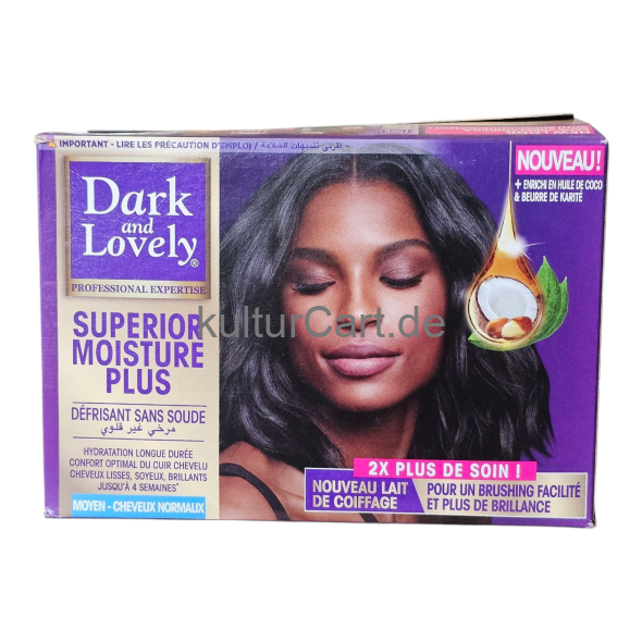 Dark and Lovely Superior Moisture Plus No Lye Relaxer Kit Regular - Normal Hair - image 8 | Malaika afro international Markt | KulturCart