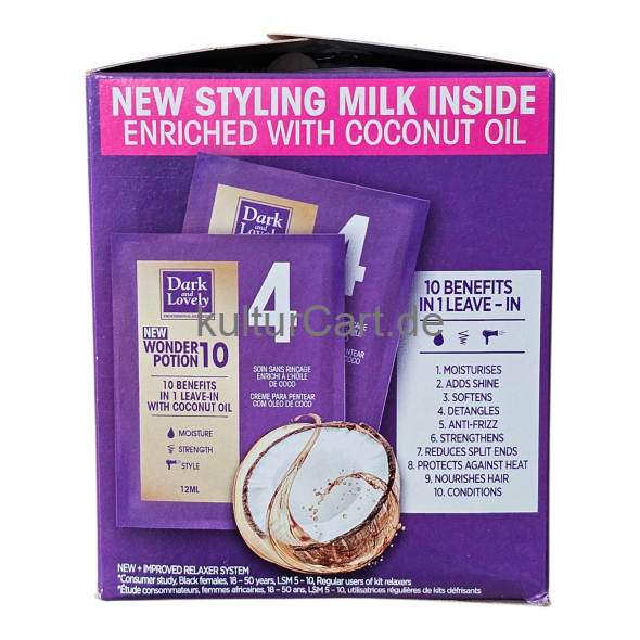 Dark and Lovely Superior Moisture Plus No Lye Relaxer Kit Regular - Normal Hair - image 10 | Malaika afro international Markt | KulturCart