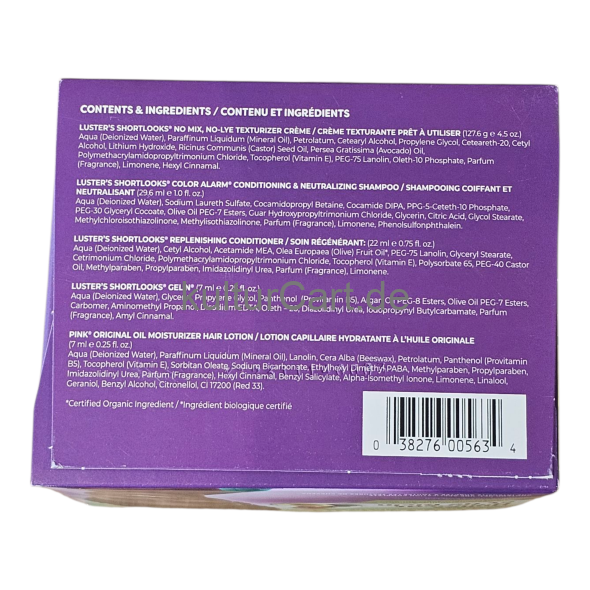 Luster's Shortlooks Texturizer, enhanced with avocado & castor oils - image 9 | Malaika afro international Markt | KulturCart