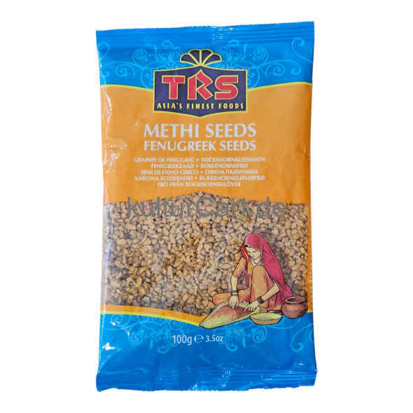 TRS Asia's Finest Foods Methi Seeds, Fenugreek Seeds (100g) - image 2 | Malaika afro international Markt | KulturCart