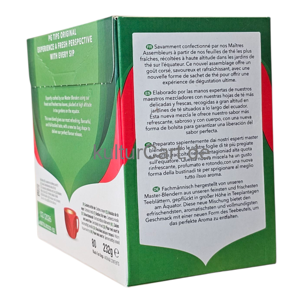PG Tips BlackTea Bags (80pcs) 232g - image 5 | Malaika afro international Markt | KulturCart
