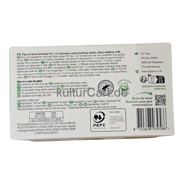 PG Tips BlackTea Bags (80pcs) 232g - image 8 | Malaika afro international Markt | KulturCart