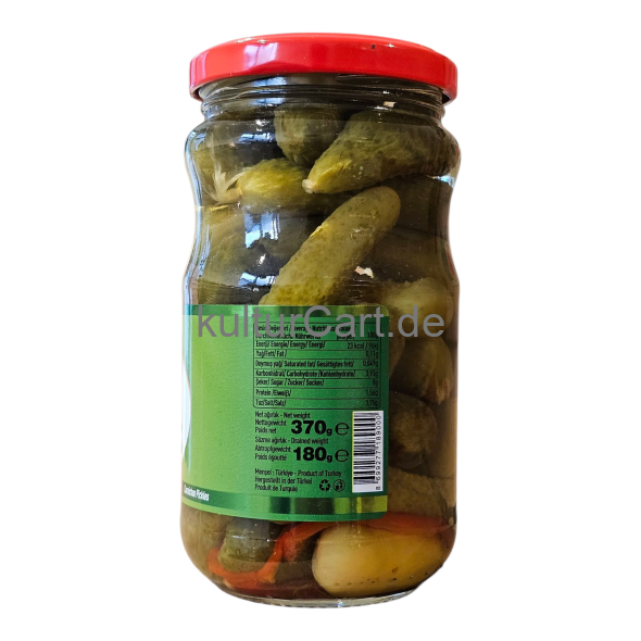 Bursam Korniçon Turçu | Cornichon pickles | Eingelegte Gewürgurken Cornichons (370g) - image 3 | Malaika afro international Markt | KulturCart