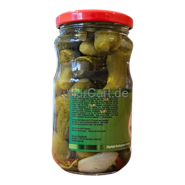 Bursam Korniçon Turçu | Cornichon pickles | Eingelegte Gewürgurken Cornichons (370g) - image 5 | Malaika afro international Markt | KulturCart