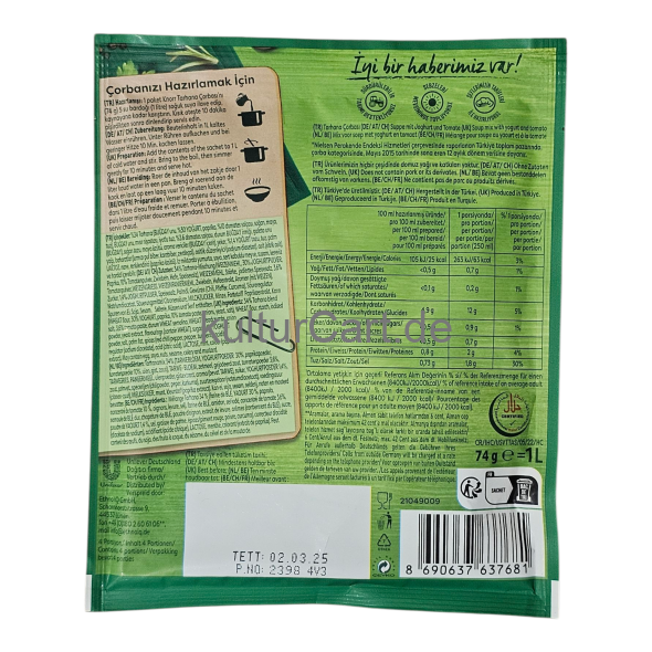 Knorr Tarhana Corbasi (74g) - image 3 | Malaika afro international Markt | KulturCart