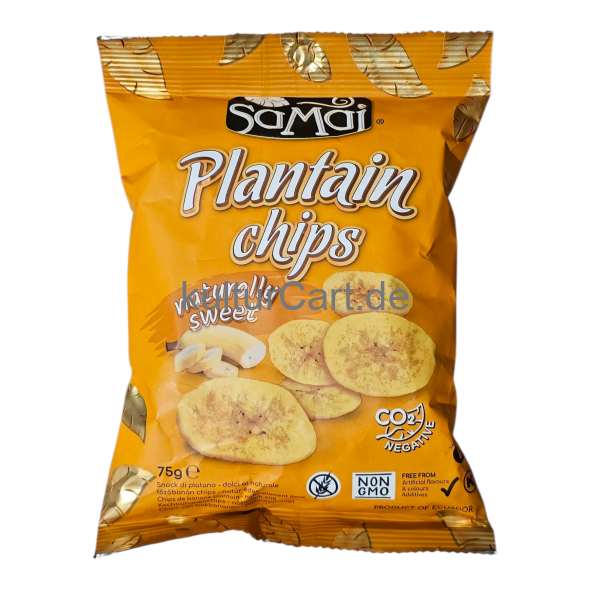 SaMai Plantain Chips naturally sweet (75g) - image 2 | Malaika afro international Markt | KulturCart