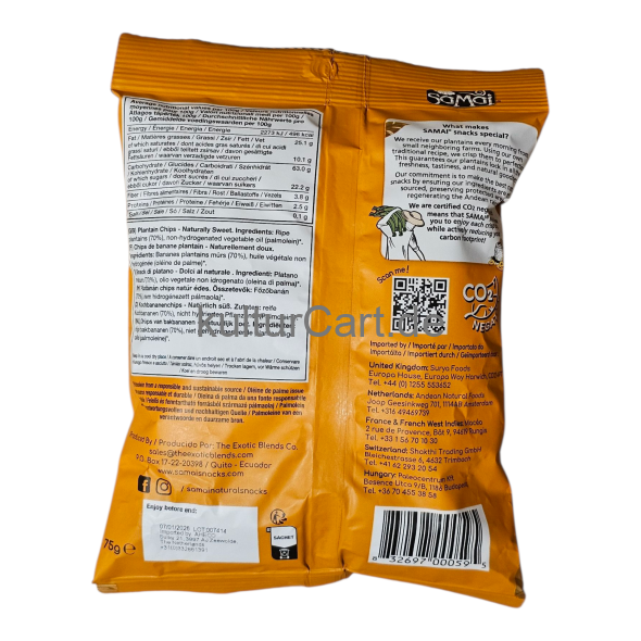 SaMai Plantain Chips naturally sweet (75g) - image 3 | Malaika afro international Markt | KulturCart