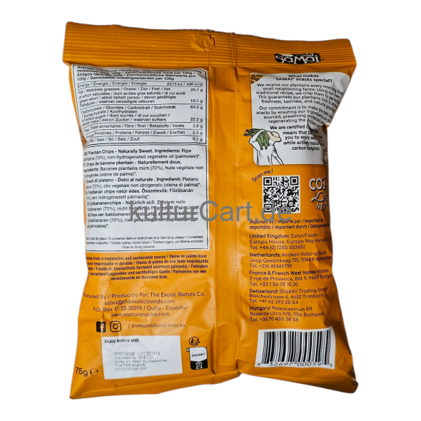 SaMai Plantain Chips naturally sweet (75g) - image 5 | Malaika afro international Markt | KulturCart