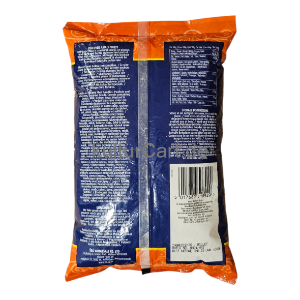 TRS Asia's Finest Foods Bajri Flour (1kg) - image 3 | Malaika afro international Markt