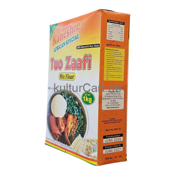 Kaneshie African Special Tuo Zaafi Mix Flour / two-in-one / maize & cassava (1kg) - image 2 | Malaika afro international Markt
