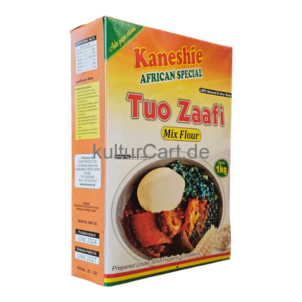Kaneshie African Special Tuo Zaafi Mix Flour / two-in-one / maize & cassava (1kg) - image 5 | Malaika afro international Markt