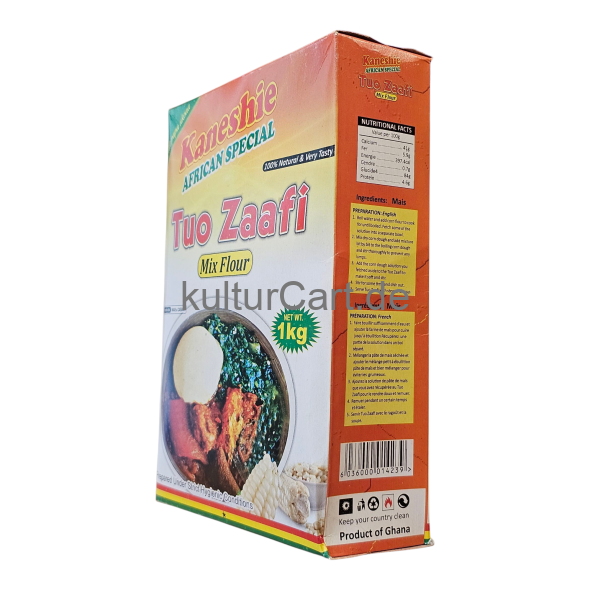 Kaneshie African Special Tuo Zaafi Mix Flour / two-in-one / maize & cassava (1kg) - image 7 | Malaika afro international Markt