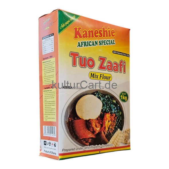 Kaneshie African Special Tuo Zaafi Mix Flour / two-in-one / maize & cassava (1kg) - image 9 | Malaika afro international Markt