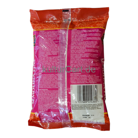 TRS Asia‘s Finest Foods Semolina Fine (500g) - image 5 | Malaika afro international Markt | KulturCart
